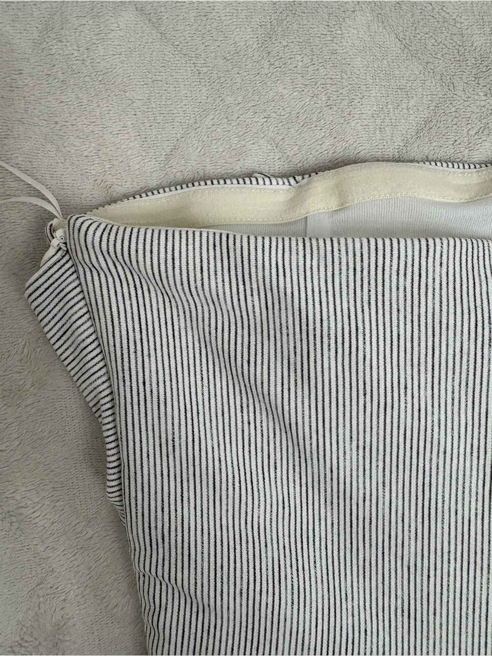 Zara Striped Strapless Tie Romper - Picture 4 of 4